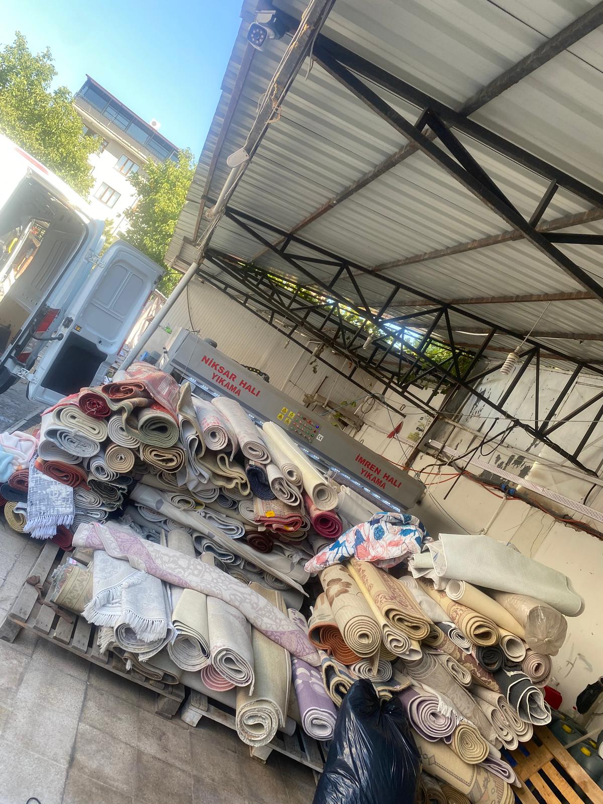 Durulama ve sıkma işlemi